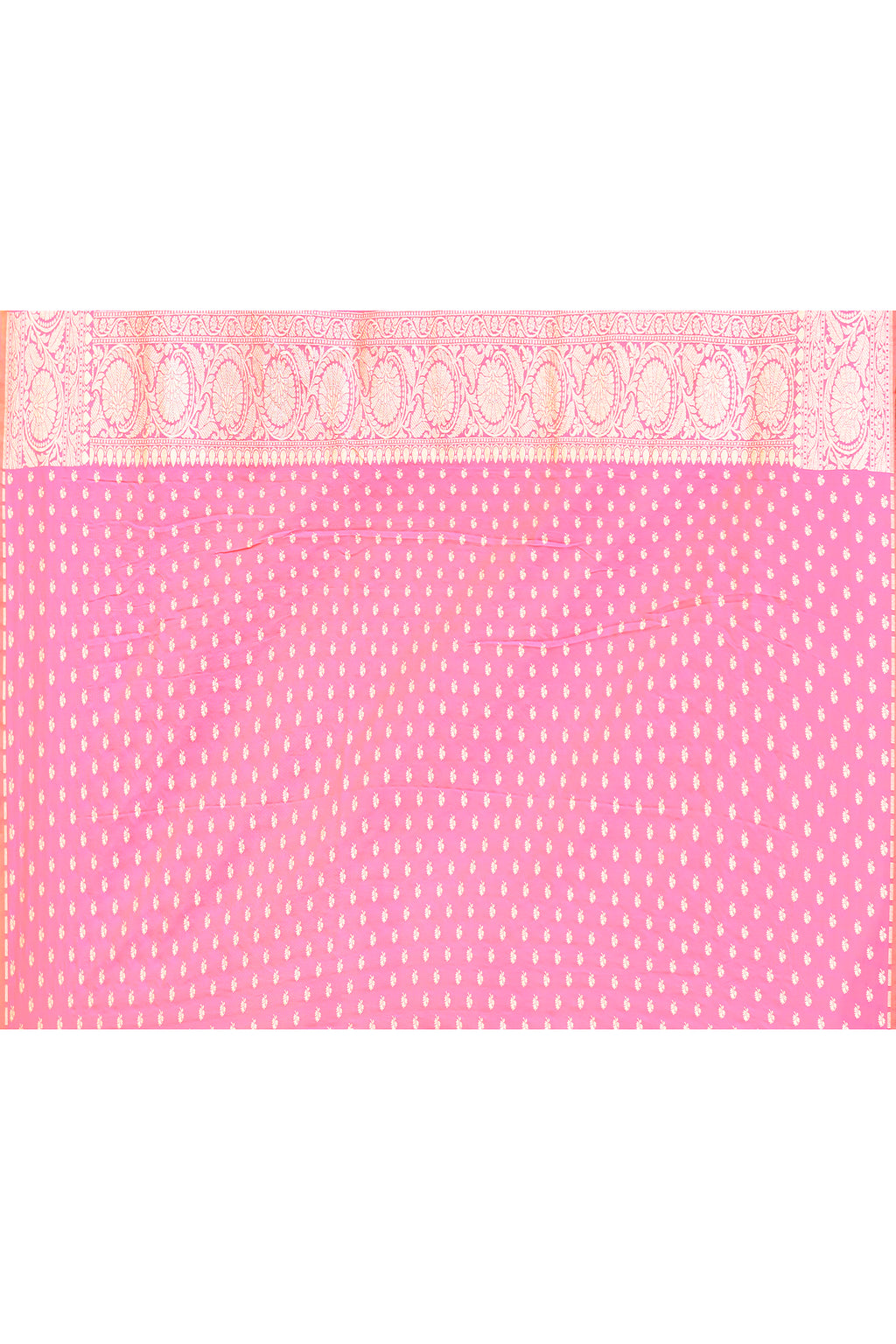 Pink Banarasi Soft Silk Saree