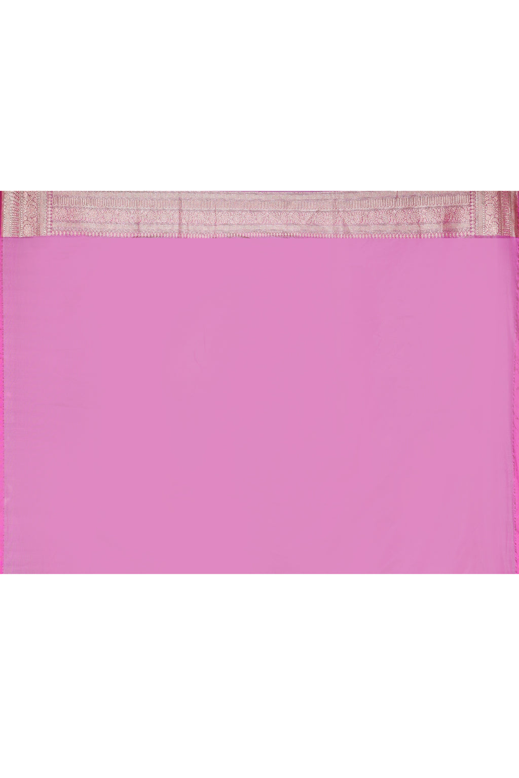 Handwoven Pink Banarasi Soft Silk Saree
