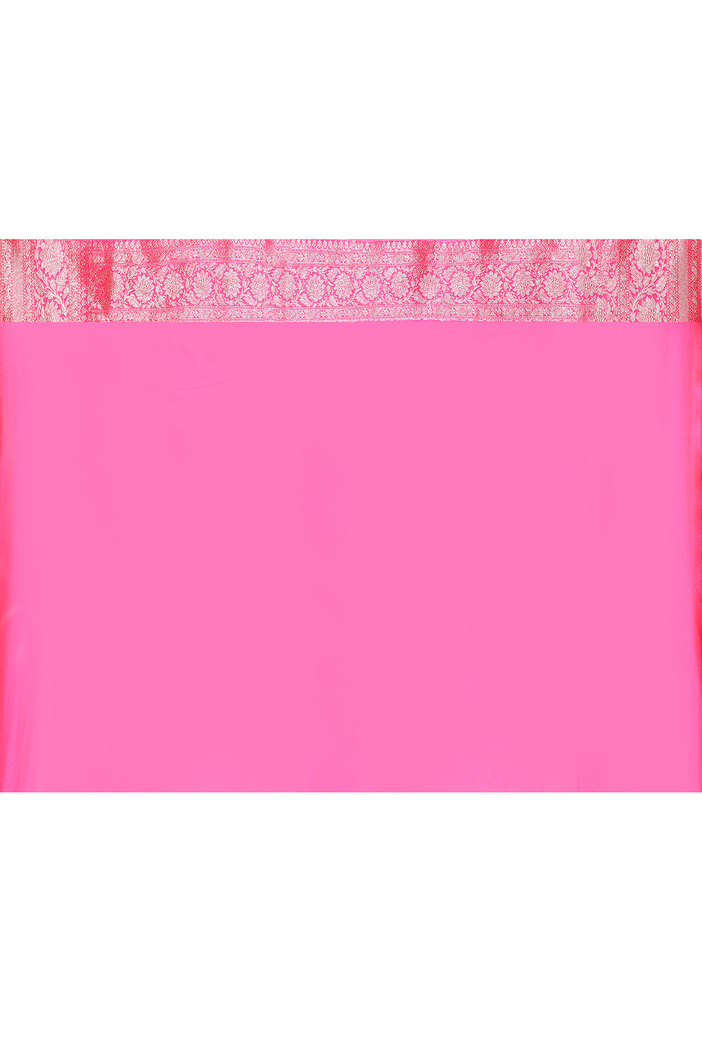 Pink Banarasi Soft Silk Saree