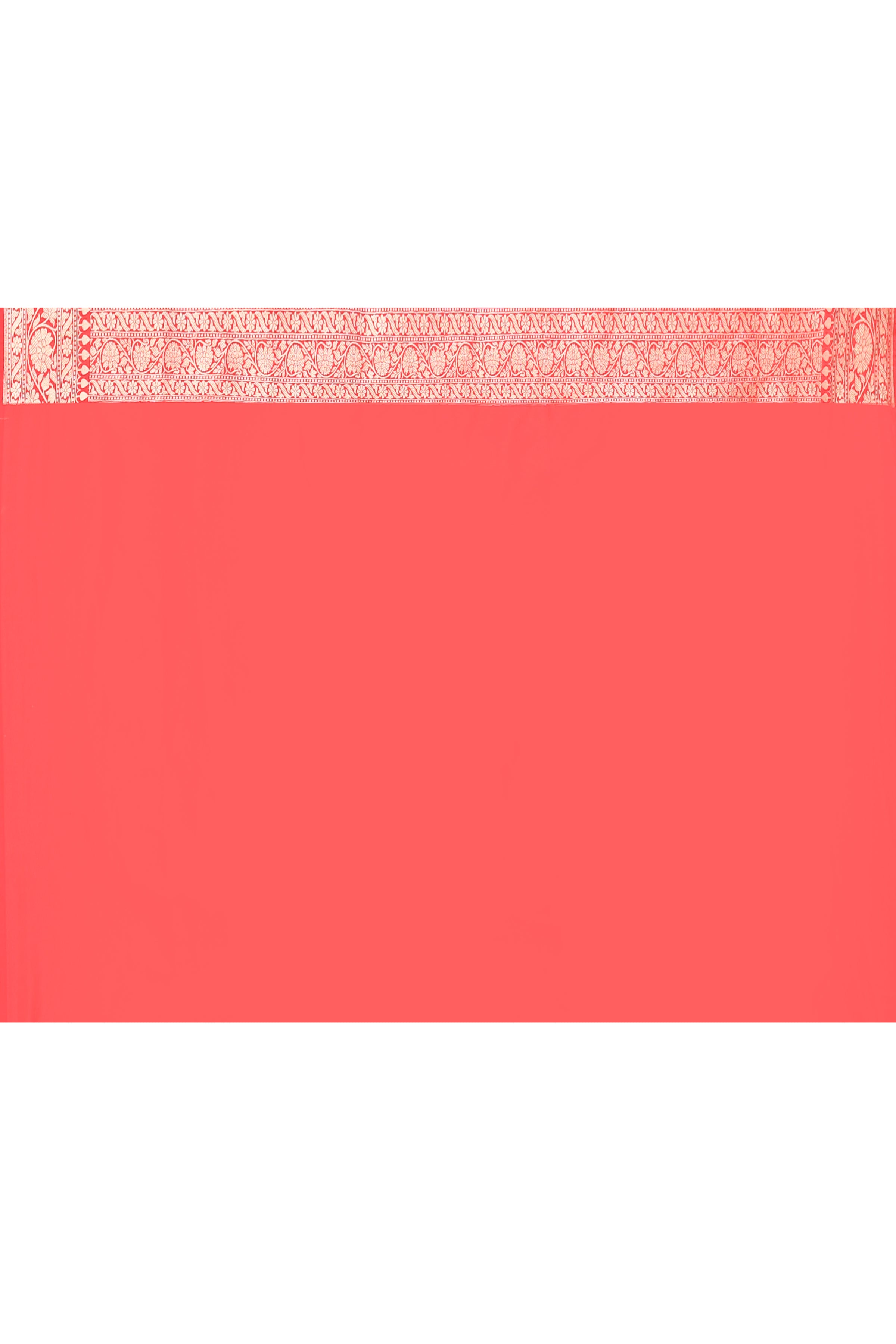 Handwoven Red Banarasi Soft Silk Saree