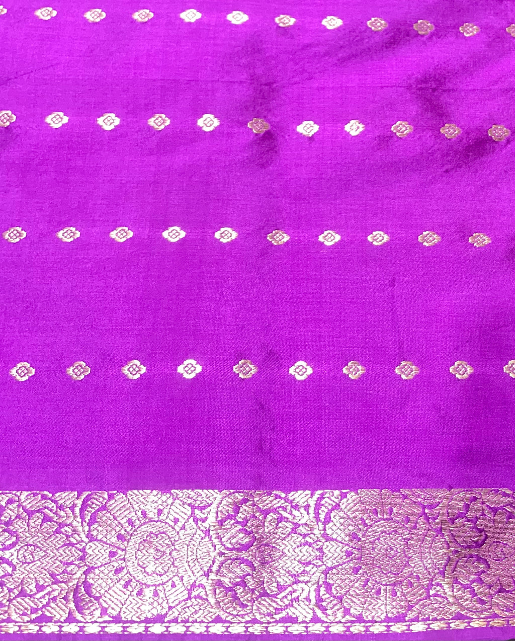 Golden Olive Green Katan Silk Handwoven Banaras Saree