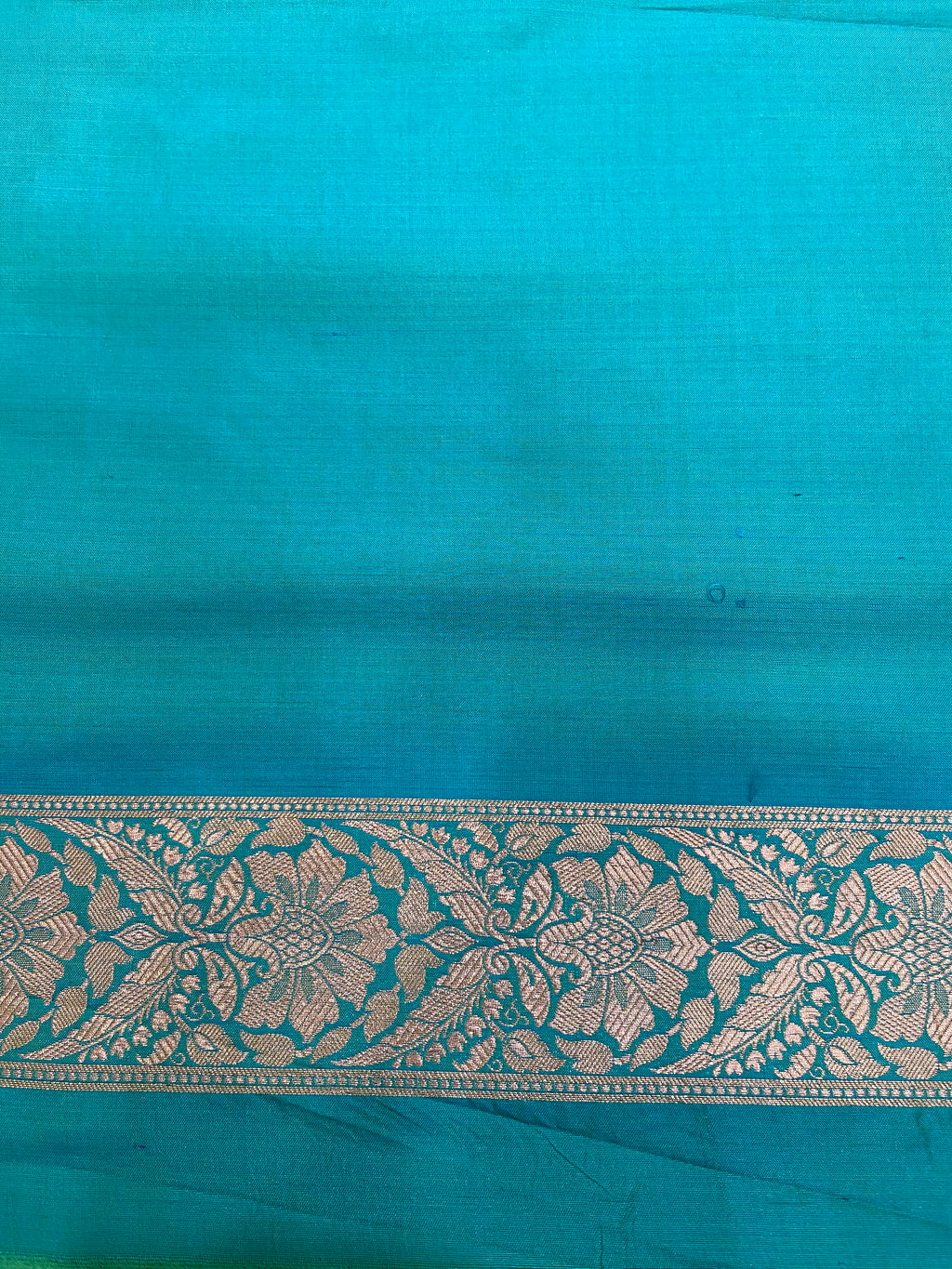 Emerald Green Katan Silk Handwoven Banaras Saree