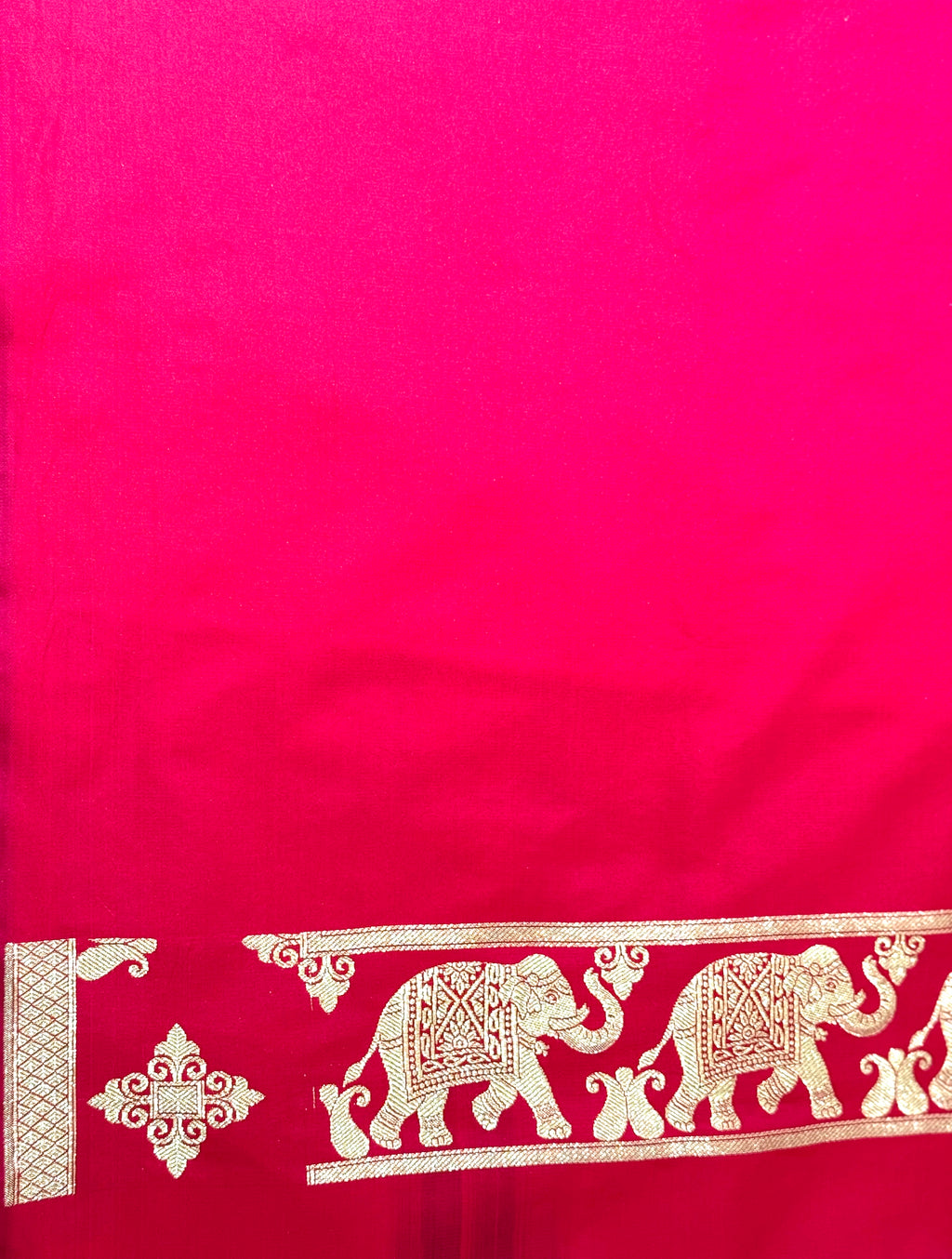 Handwoven Pink Banarasi Ahinsa Silk Saree