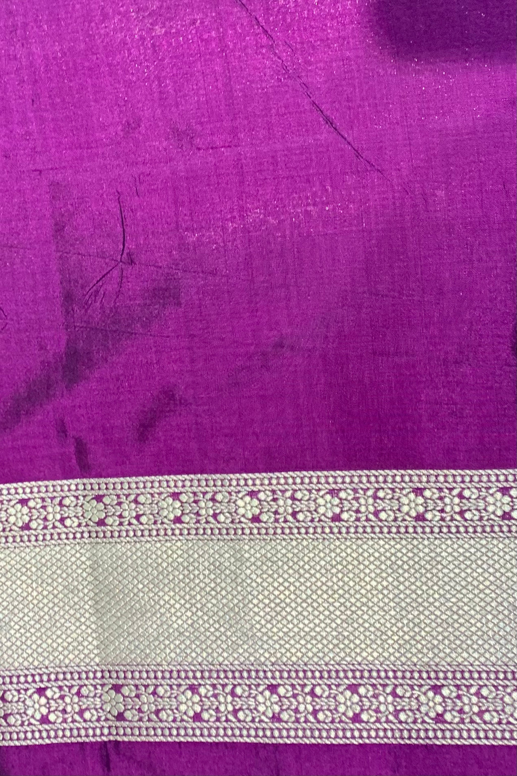 Plum Purple  Katan Silk Handwoven Banaras Saree