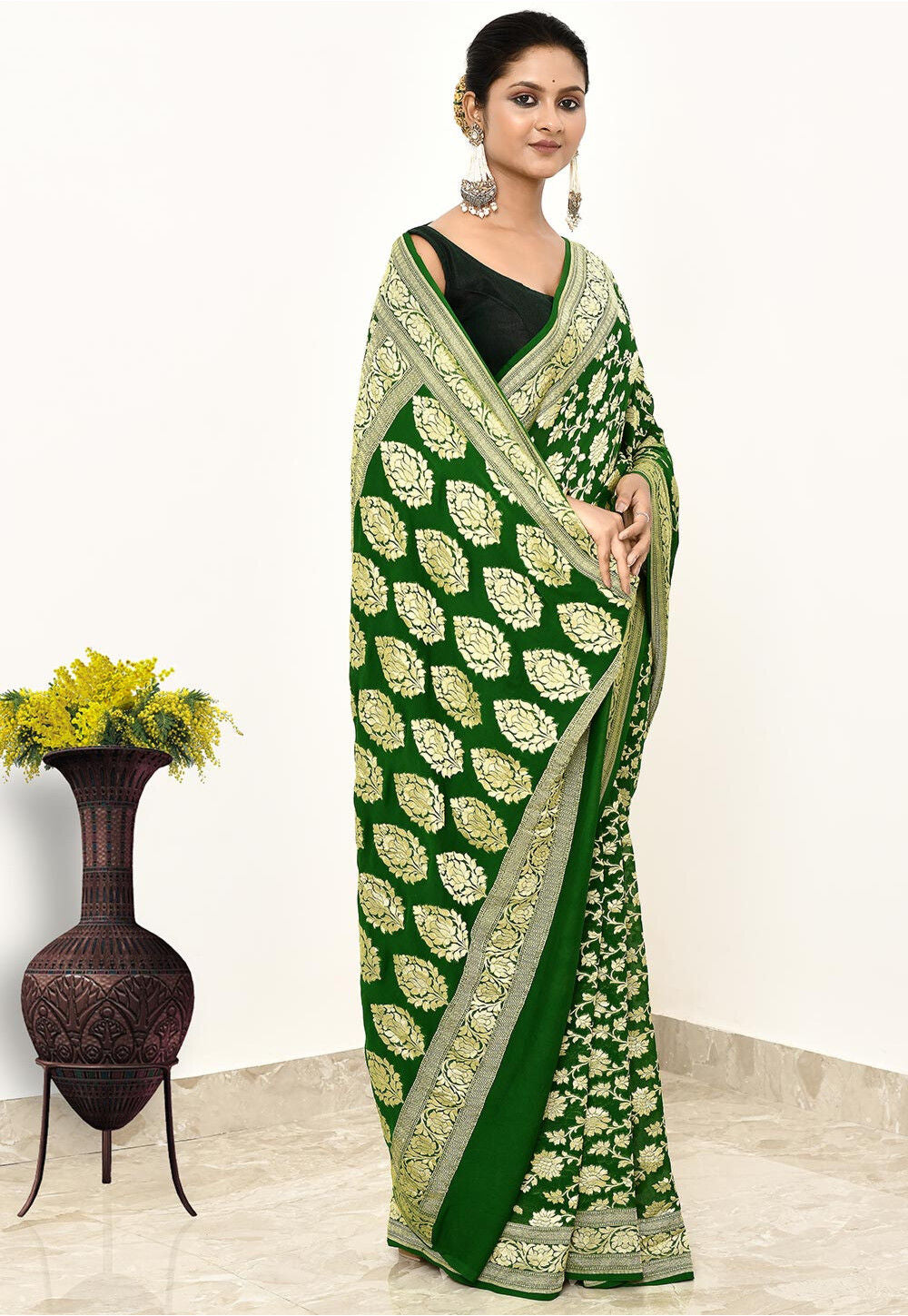 Khadi Silk Handwoven Banaras Saree
