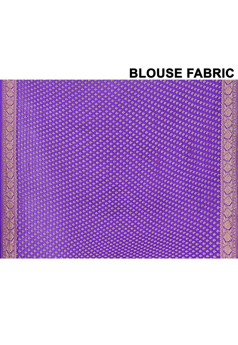 Red Chiffon Silk Handwoven Banaras Saree