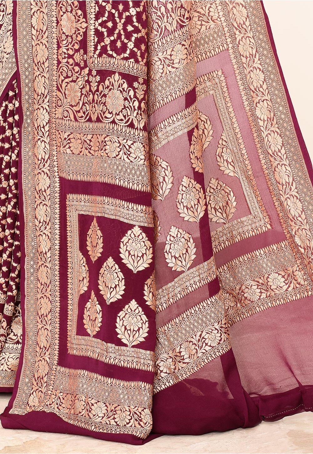 Khadi Silk Handwoven Banaras Saree