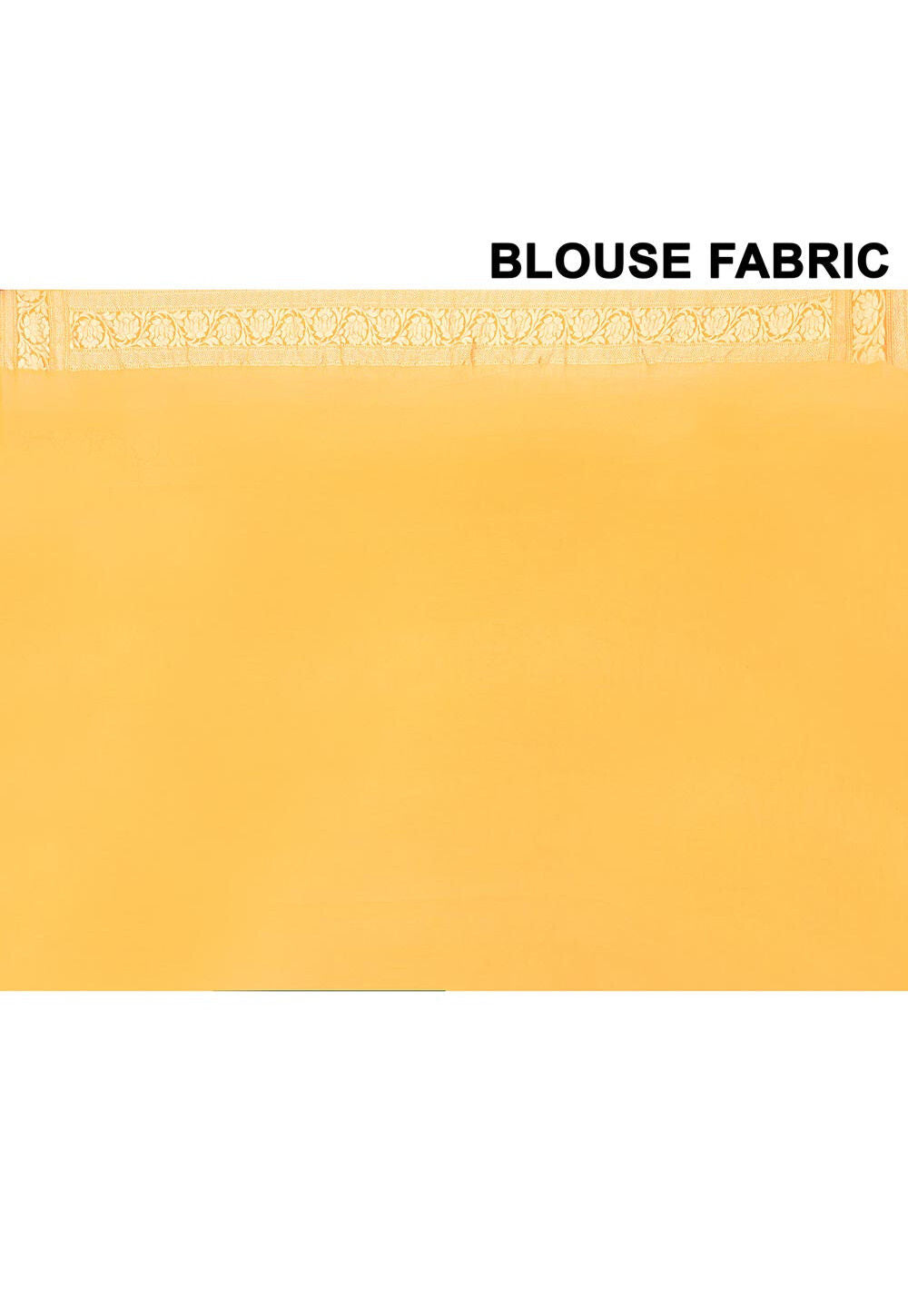 Yellow Chiffon Silk Handwoven Banaras Saree