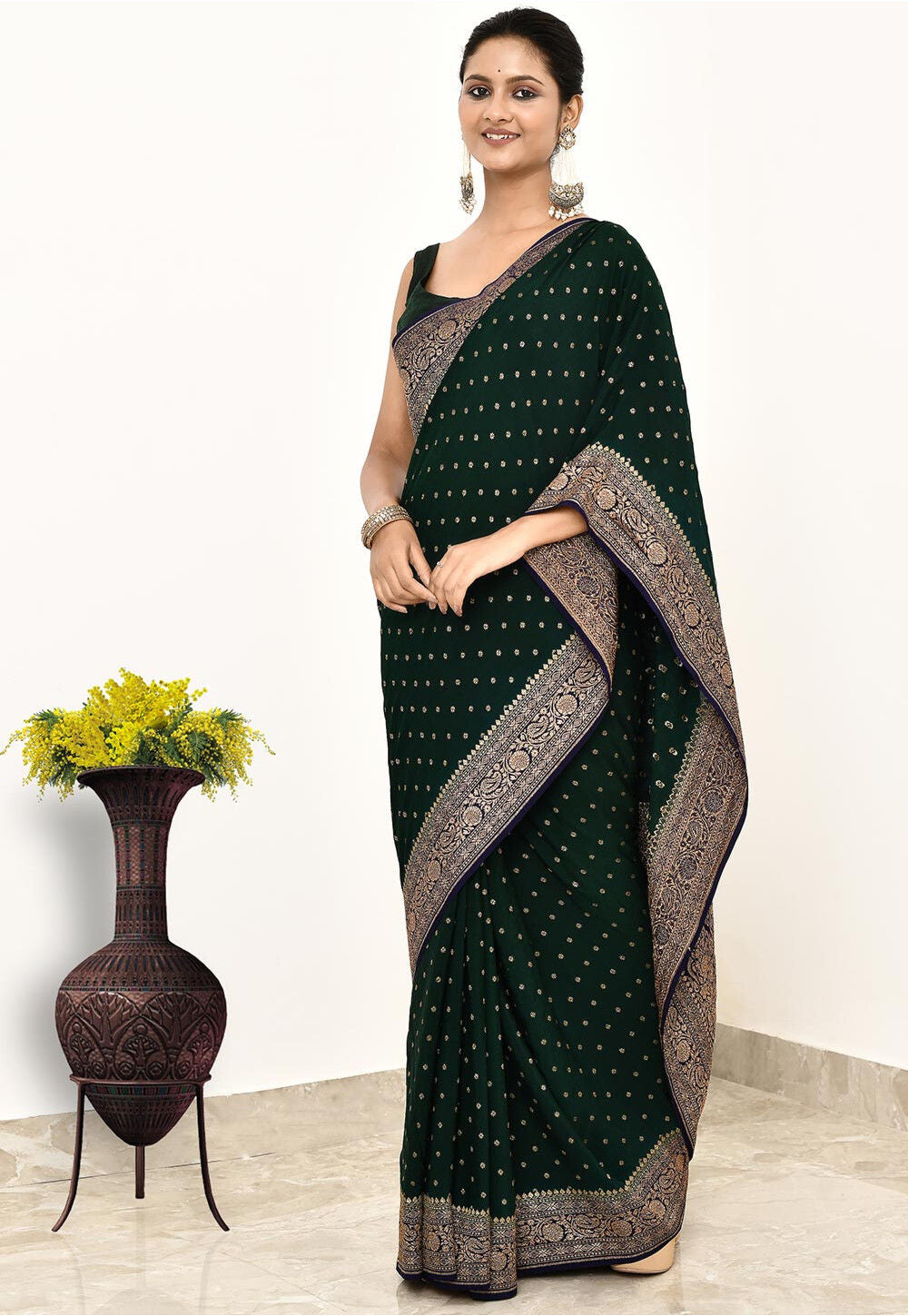Khadi Silk Handwoven Banaras Saree