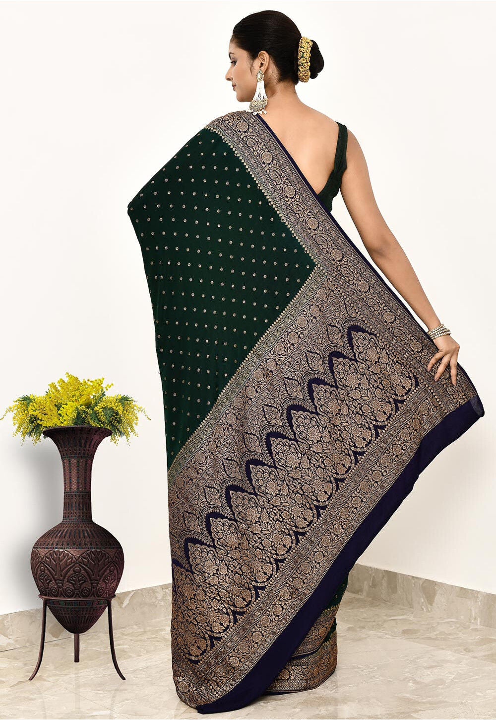 Khadi Silk Handwoven Banaras Saree
