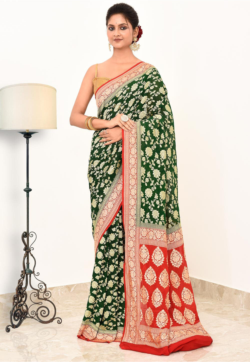 Khadi Silk Handwoven Banaras Saree