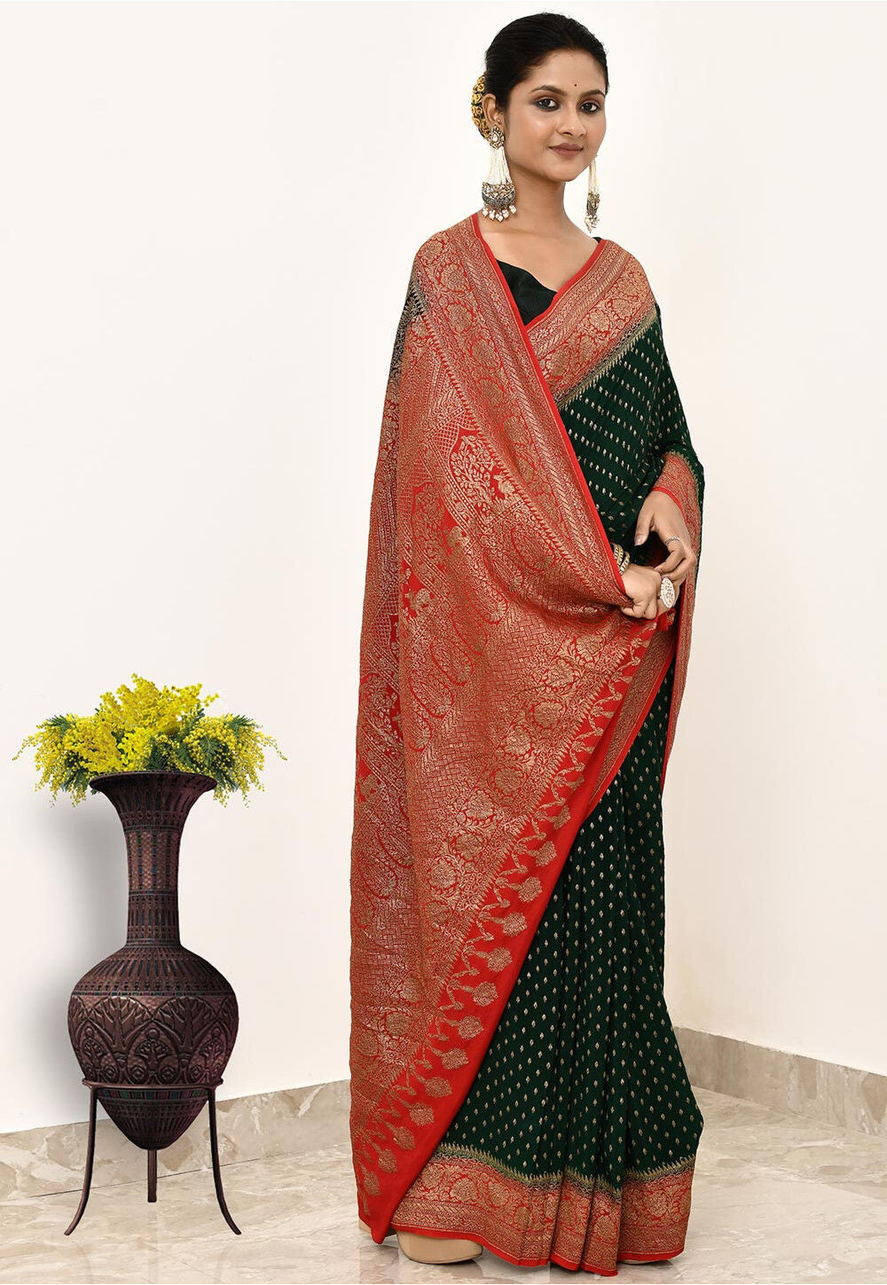 Khadi Silk Handwoven Banaras Saree