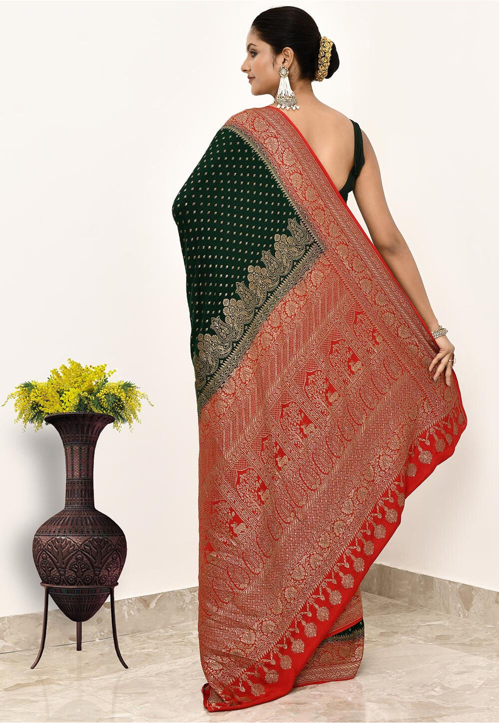 Khadi Silk Handwoven Banaras Saree