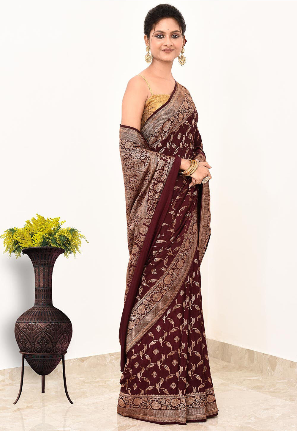 Khadi Silk Handwoven Banaras Saree