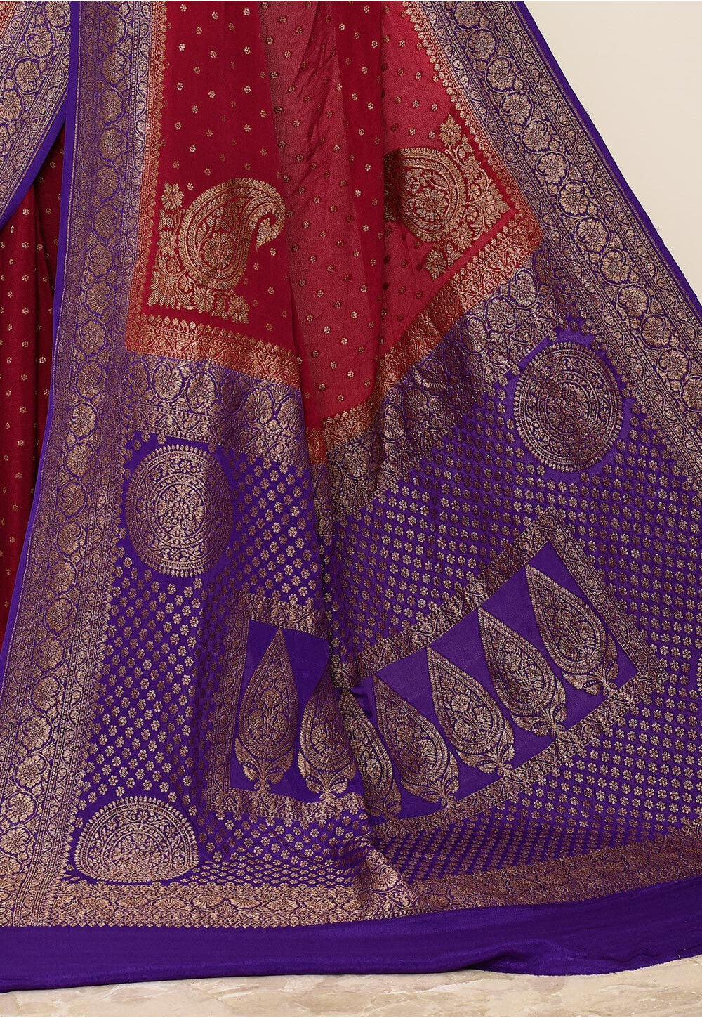 Katan Silk Handwoven Banaras Saree