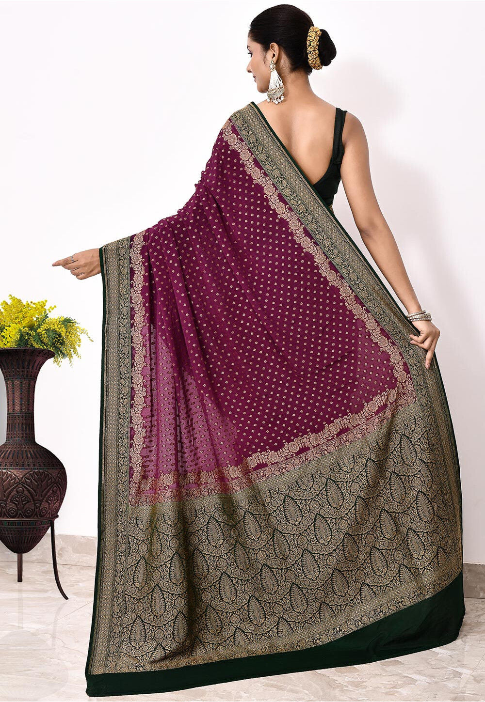 Khadi Silk Handwoven Banaras Saree