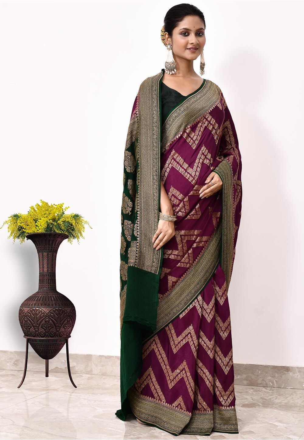 Khadi Silk Handwoven Banaras Saree