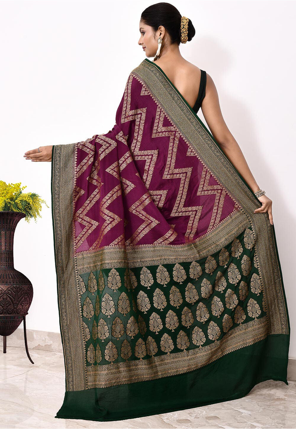 Khadi Silk Handwoven Banaras Saree