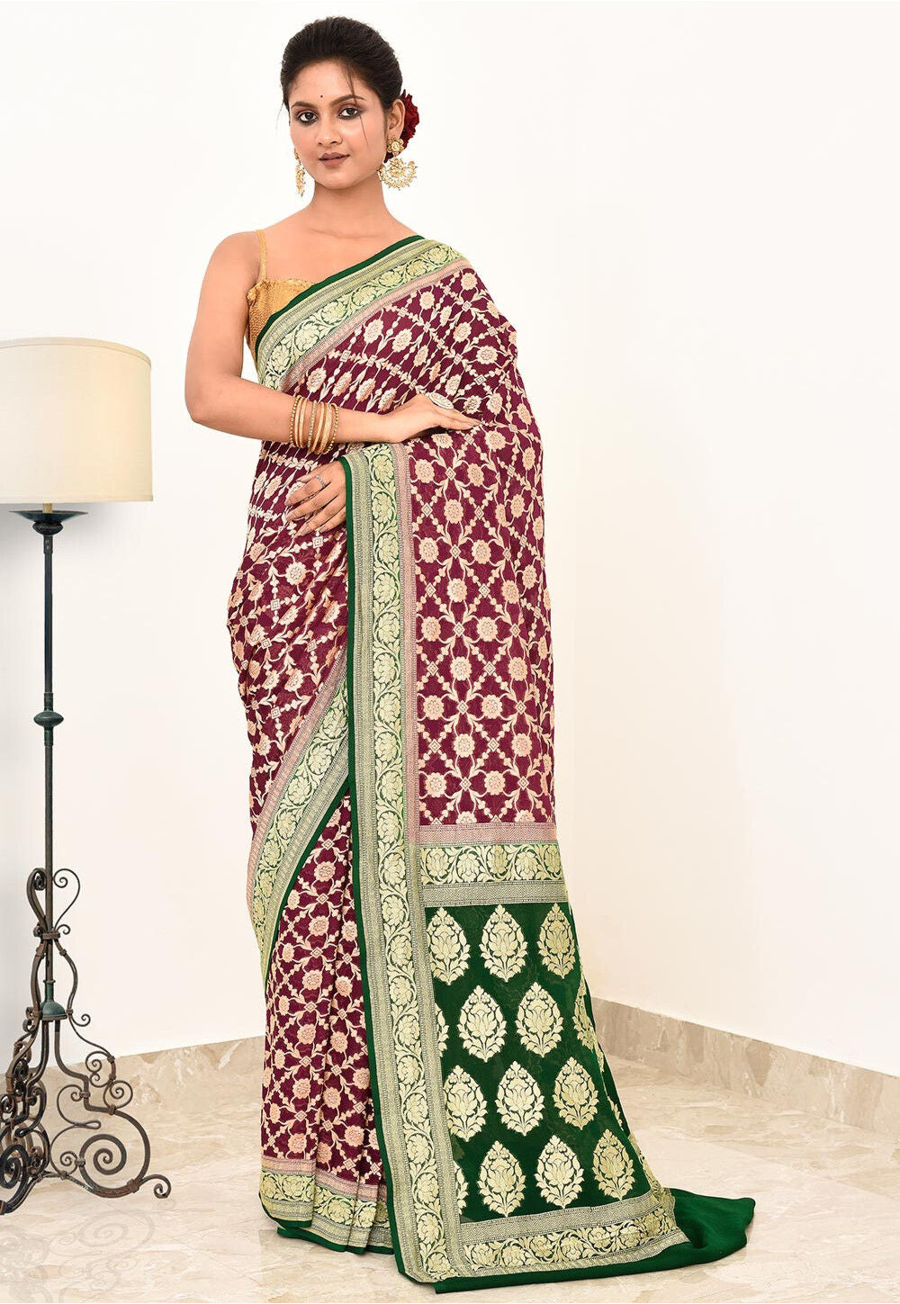 Khadi Silk Handwoven Banaras Saree