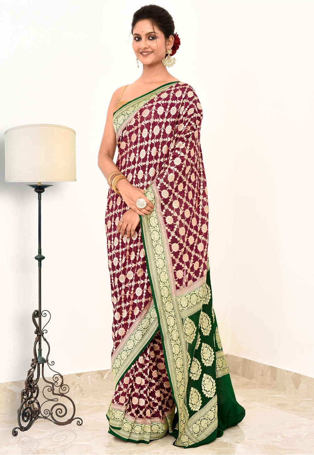 Khadi Silk Handwoven Banaras Saree