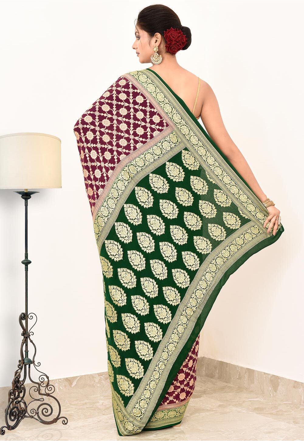 Khadi Silk Handwoven Banaras Saree