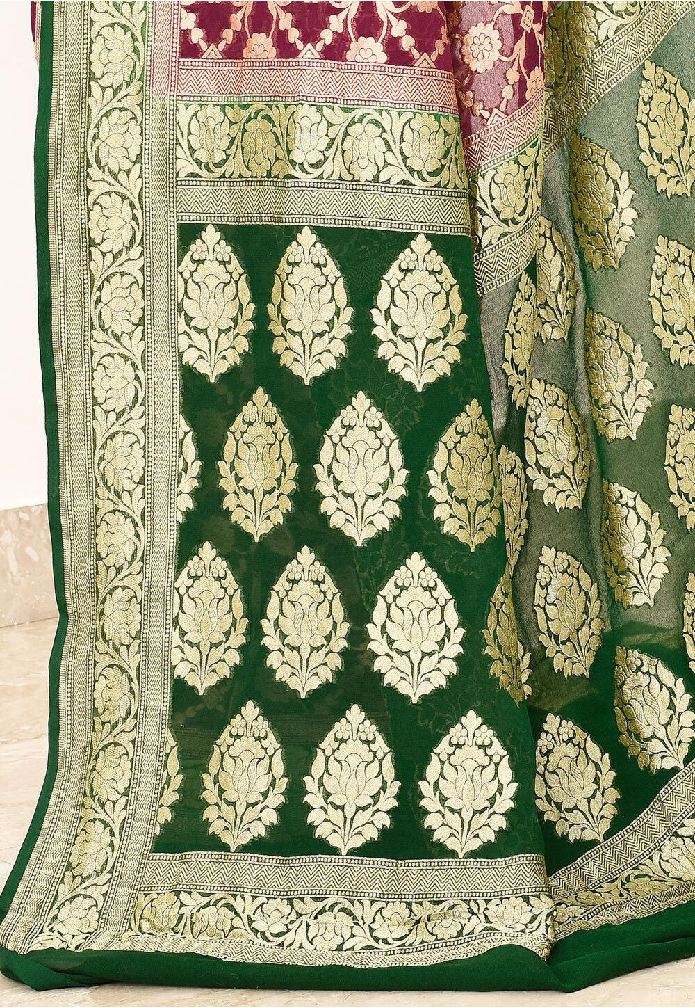 Khadi Silk Handwoven Banaras Saree
