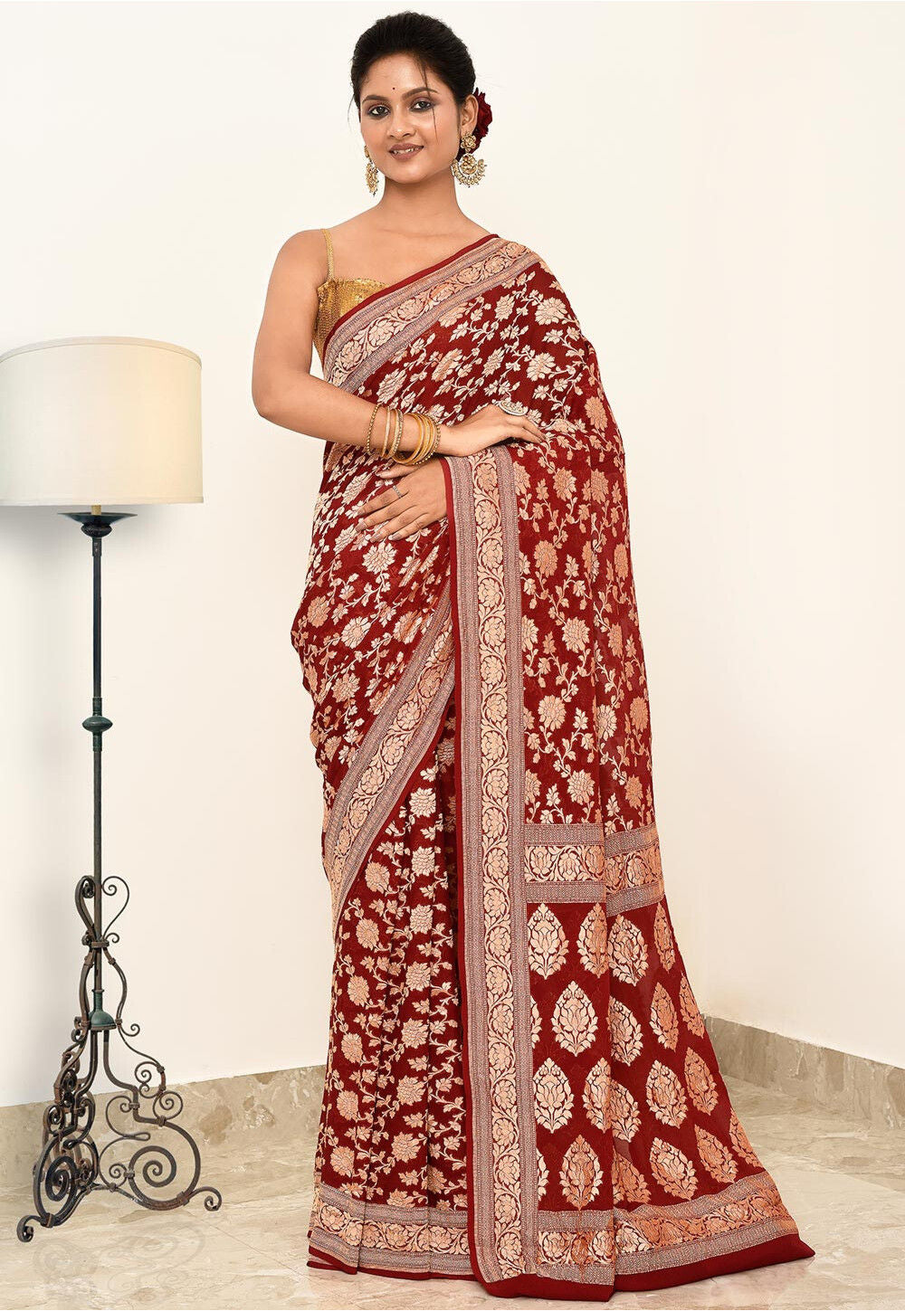 Khadi Silk Handwoven Banaras Saree
