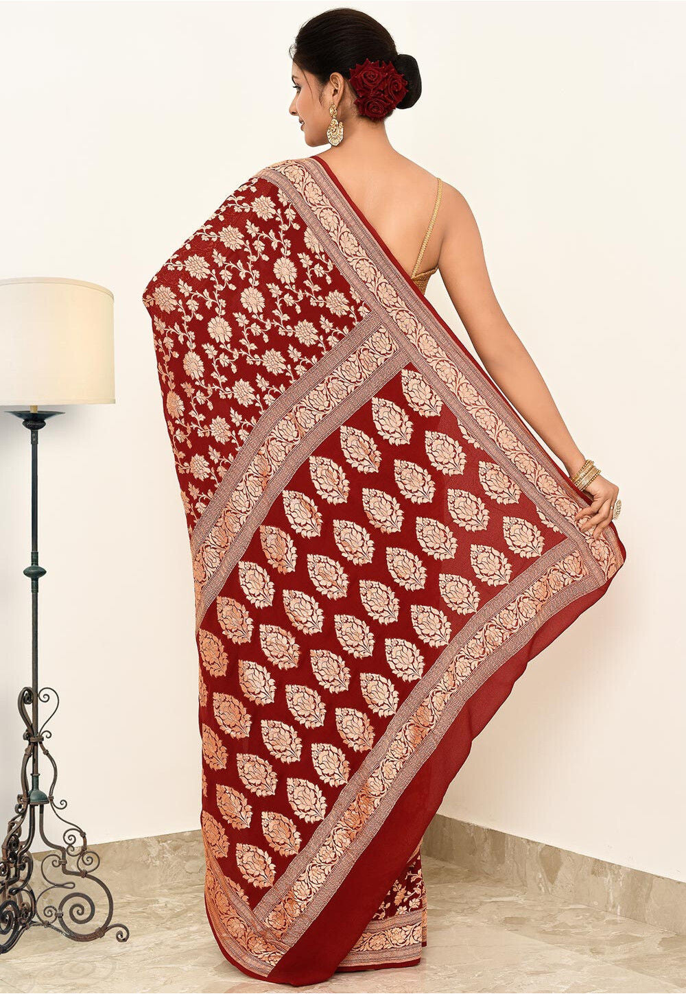Khadi Silk Handwoven Banaras Saree