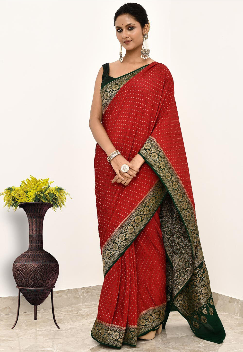 Khadi Silk Handwoven Banaras Saree