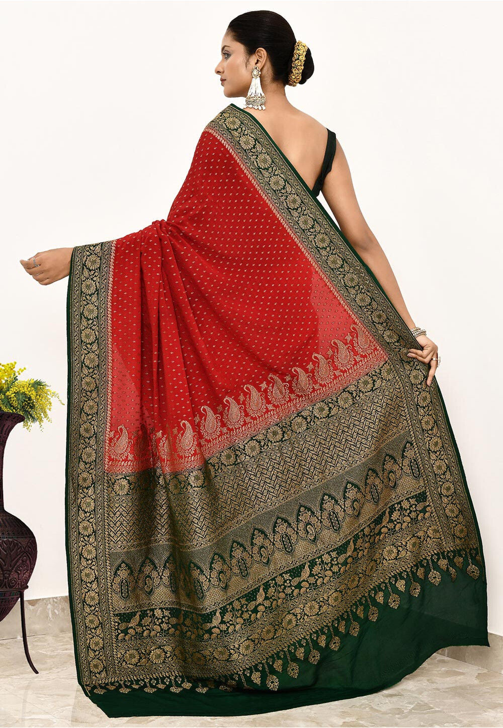 Khadi Silk Handwoven Banaras Saree