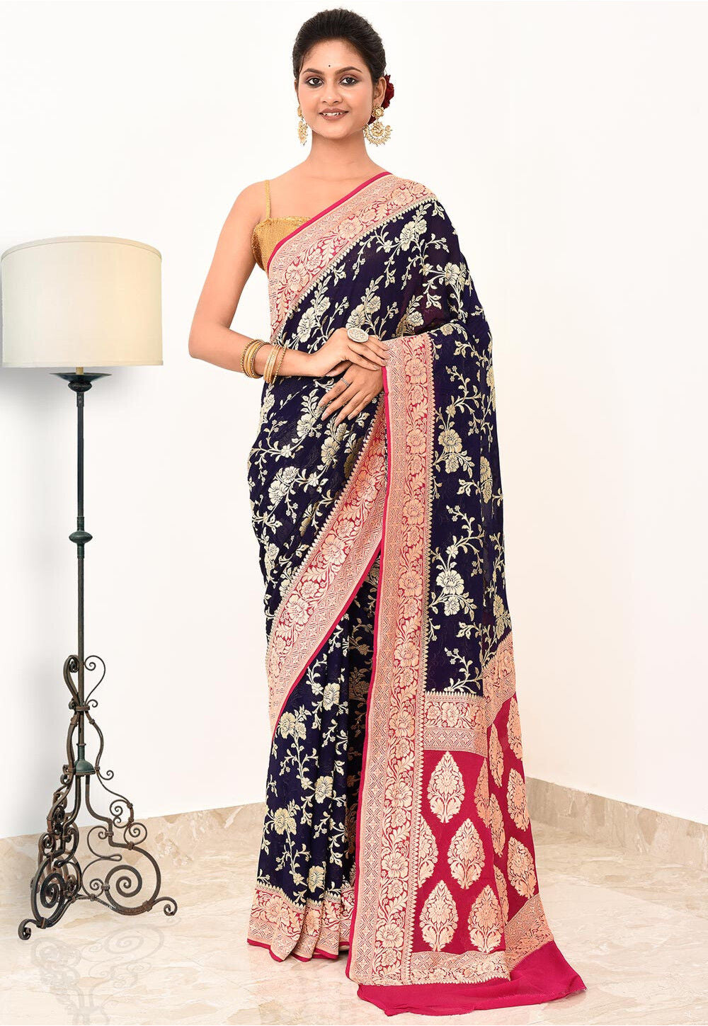 Khadi Silk Handwoven Banaras Saree