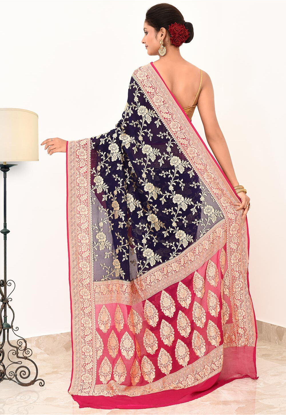 Khadi Silk Handwoven Banaras Saree