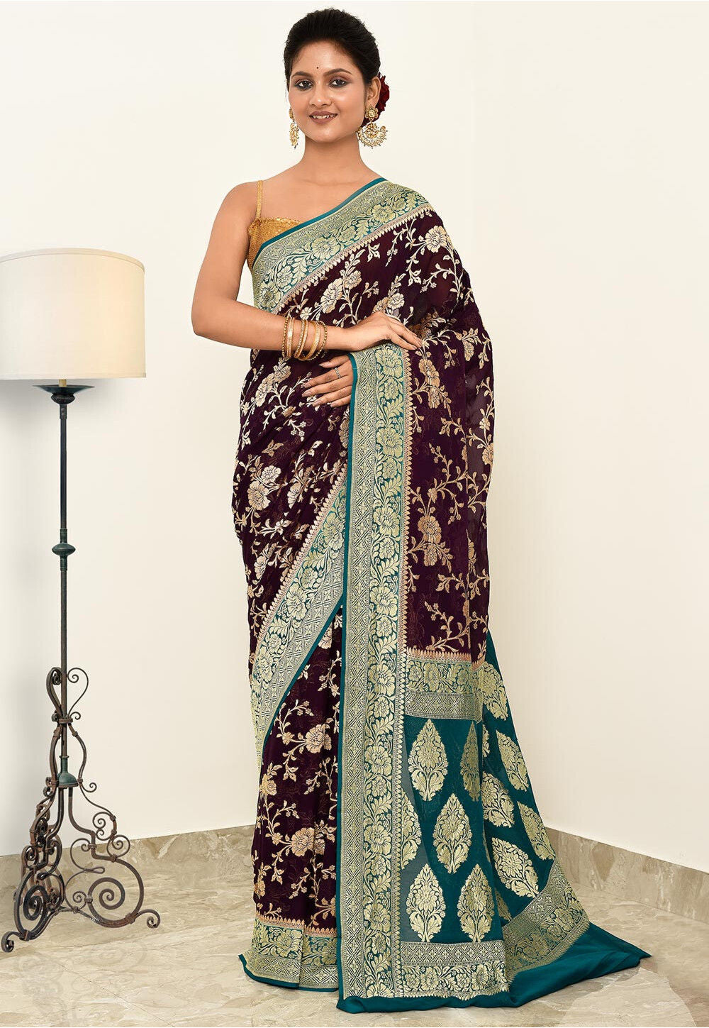 Khadi Silk Handwoven Banaras Saree
