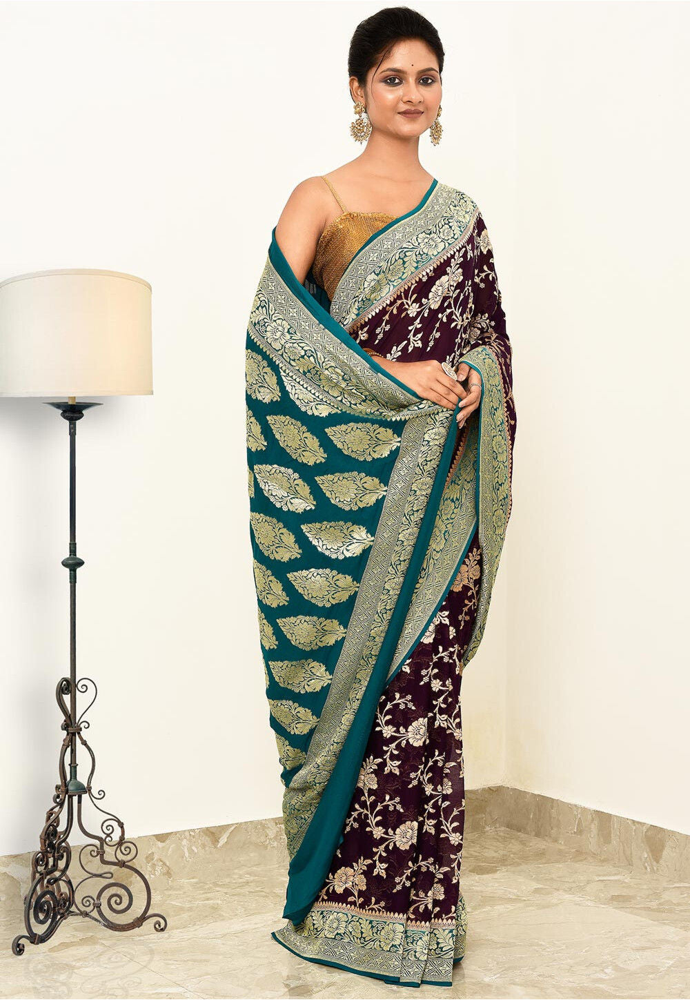 Khadi Silk Handwoven Banaras Saree