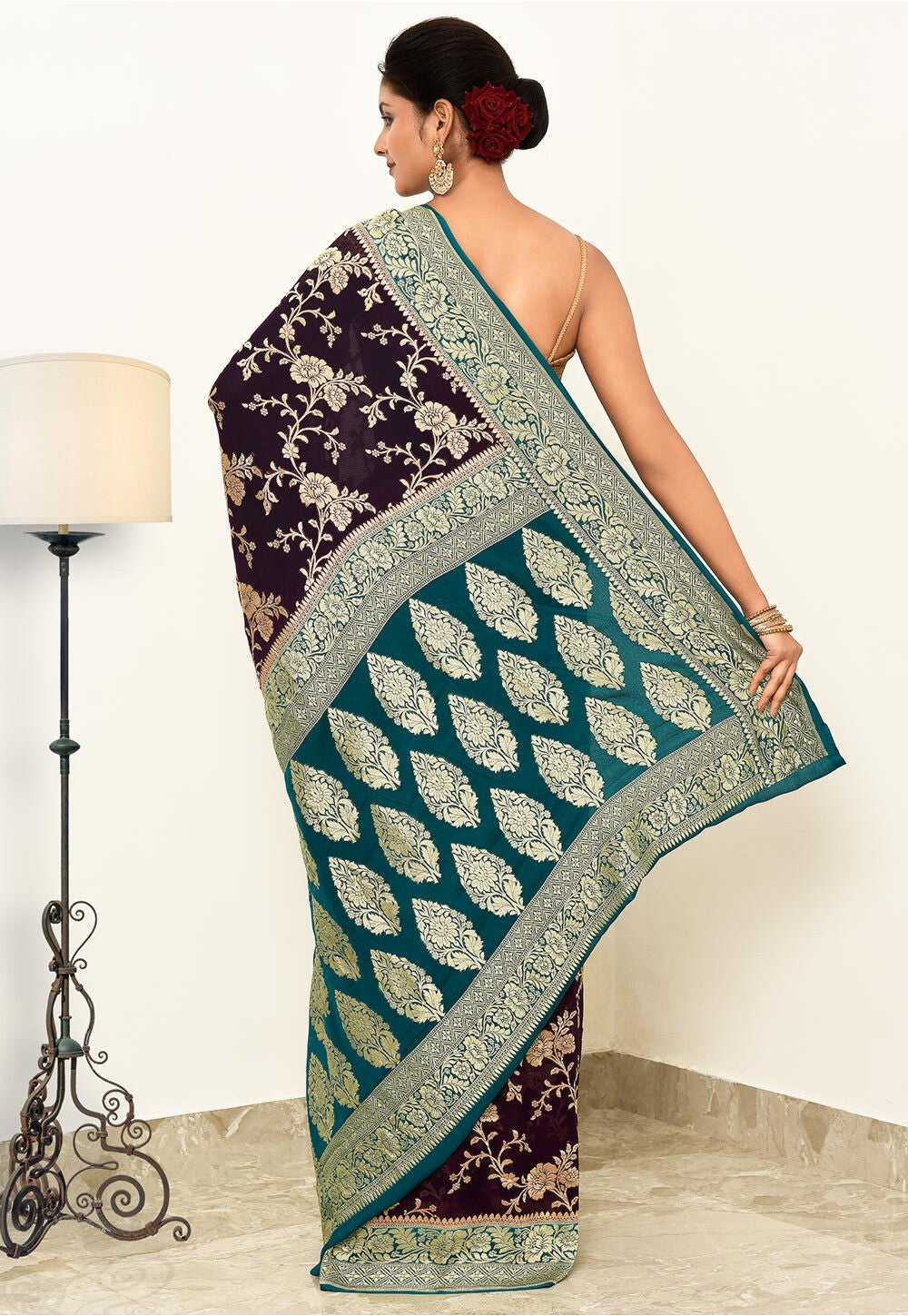 Khadi Silk Handwoven Banaras Saree