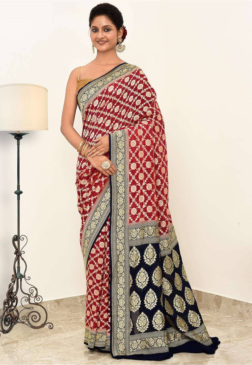 Khadi Silk Handwoven Banaras Saree