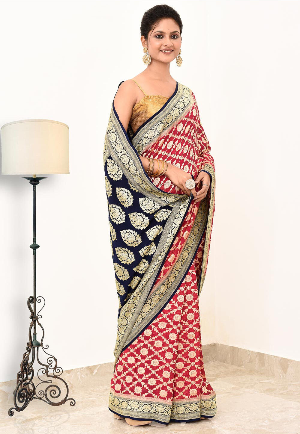 Khadi Silk Handwoven Banaras Saree