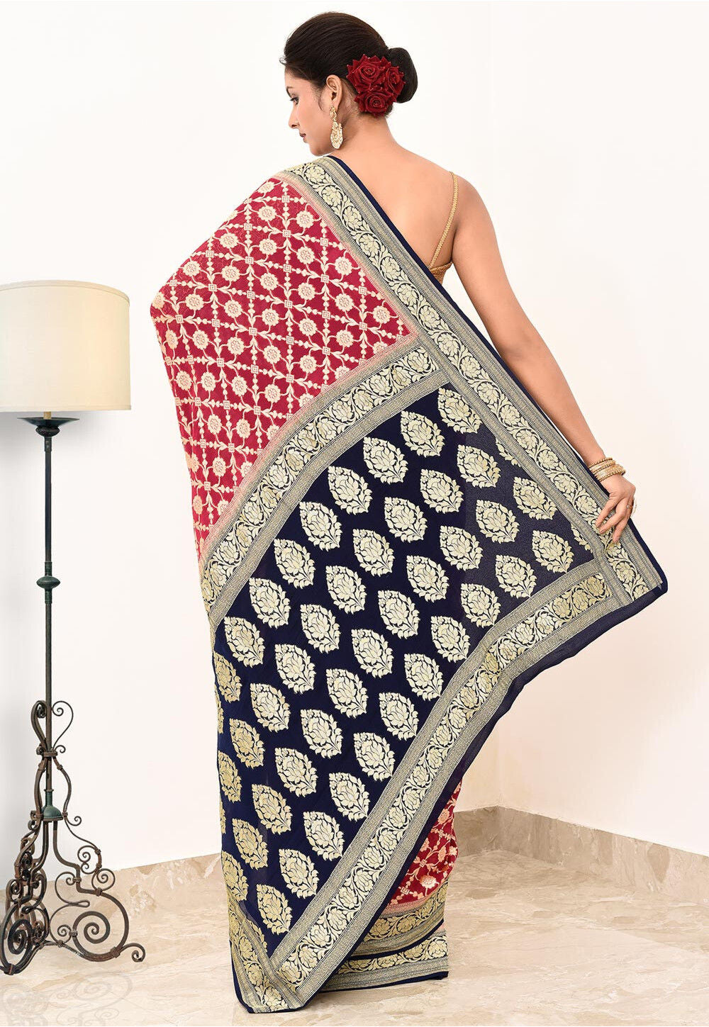 Khadi Silk Handwoven Banaras Saree