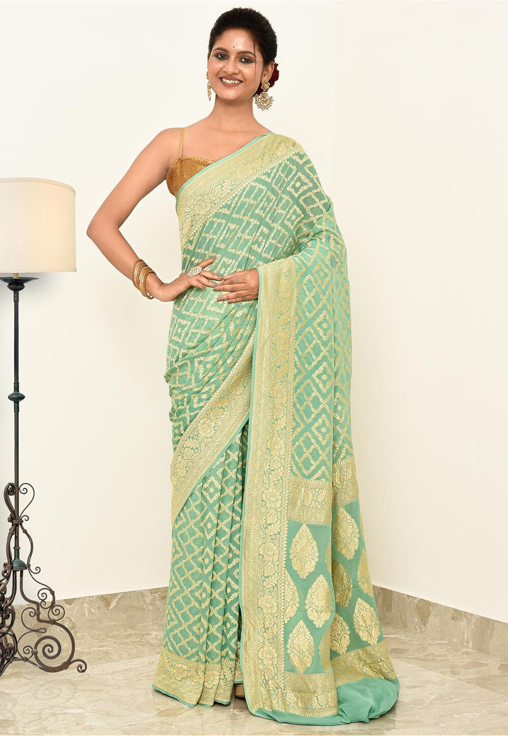 Khadi Silk Handwoven Banaras Saree