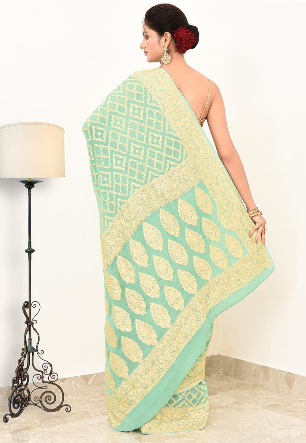 Khadi Silk Handwoven Banaras Saree