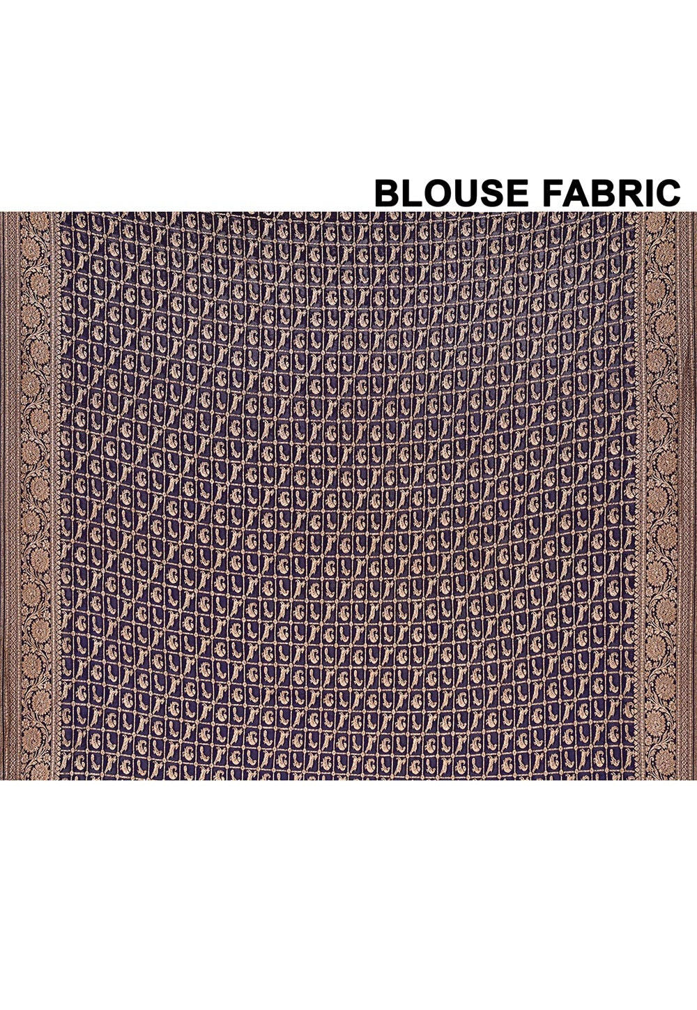 Blue Khaddi  Silk Handwoven Banaras Saree