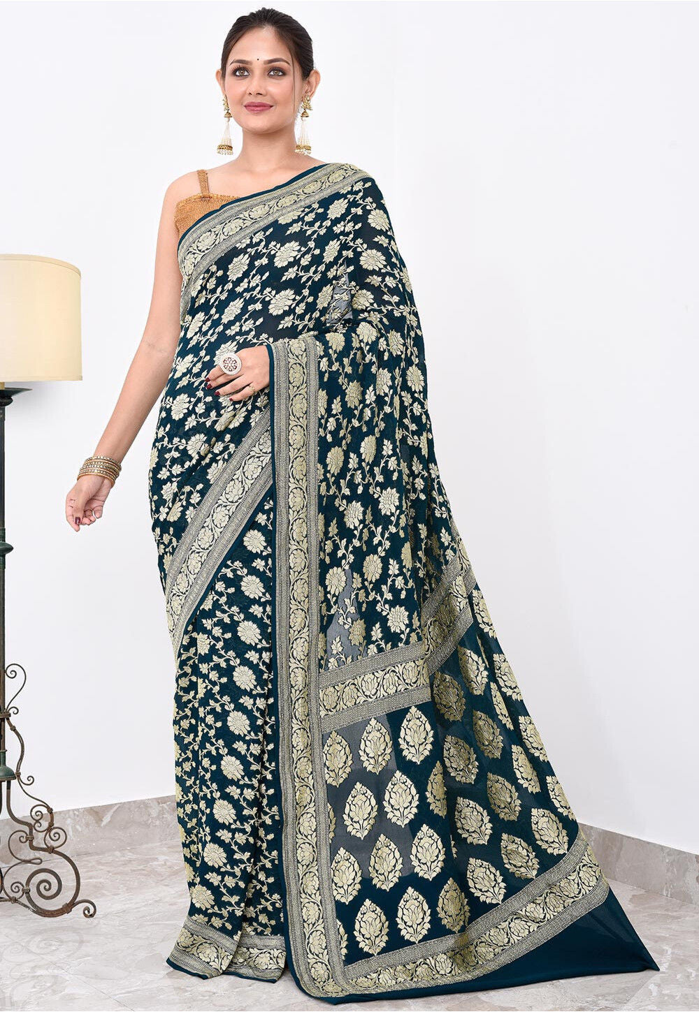 Khadi Silk Handwoven Banaras Saree