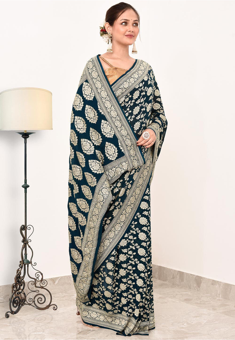 Khadi Silk Handwoven Banaras Saree