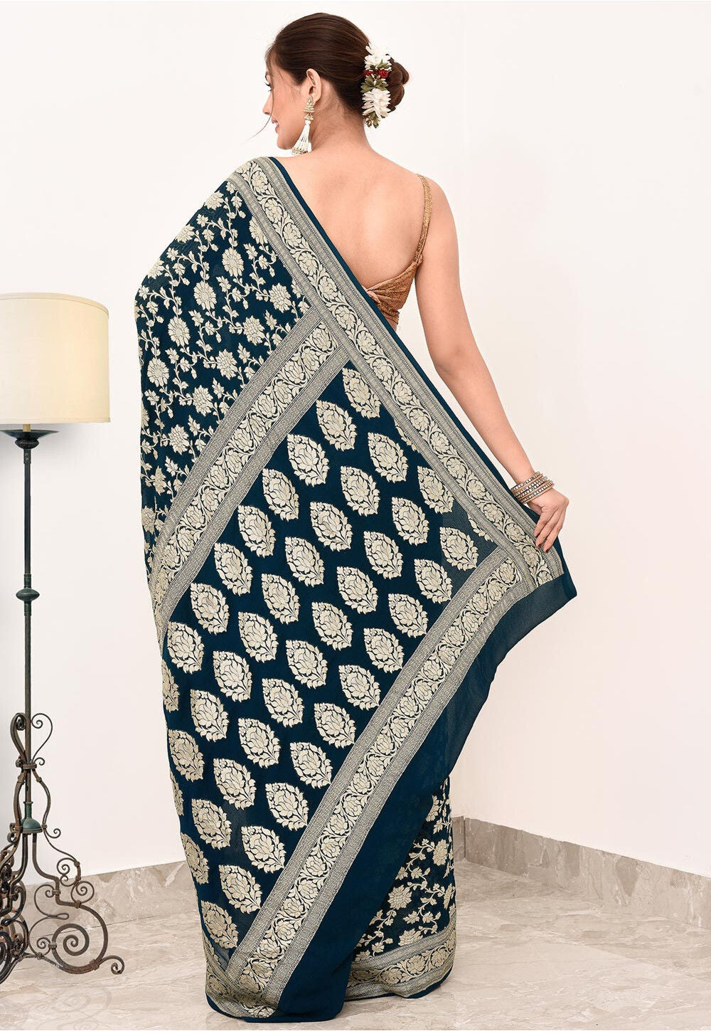 Khadi Silk Handwoven Banaras Saree