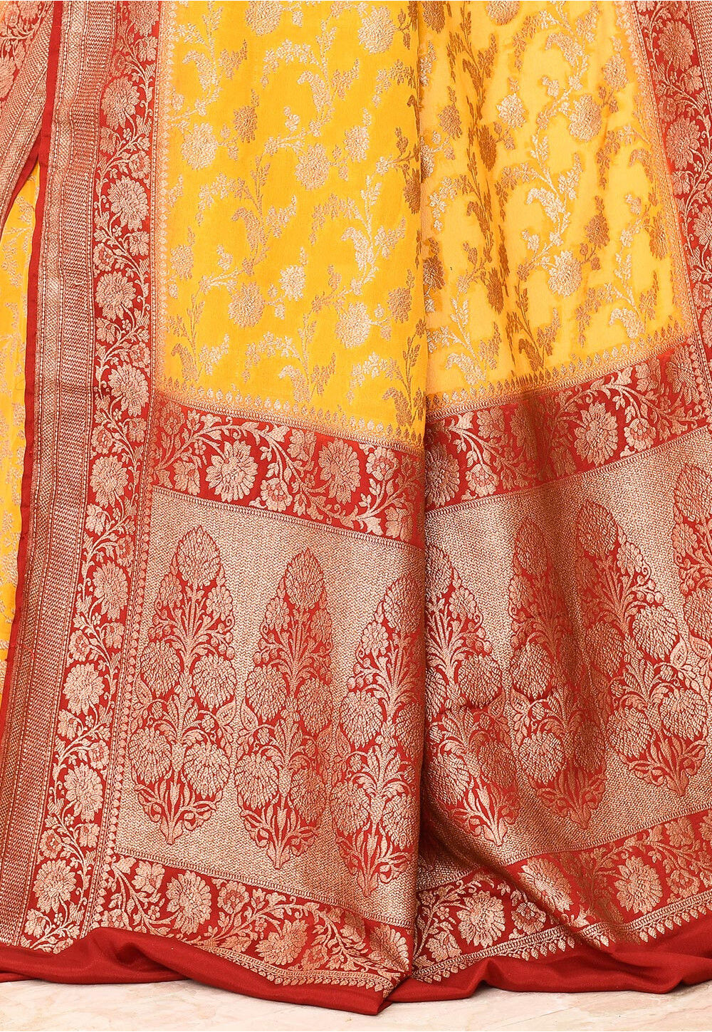 Khadi Silk Handwoven Banaras Saree