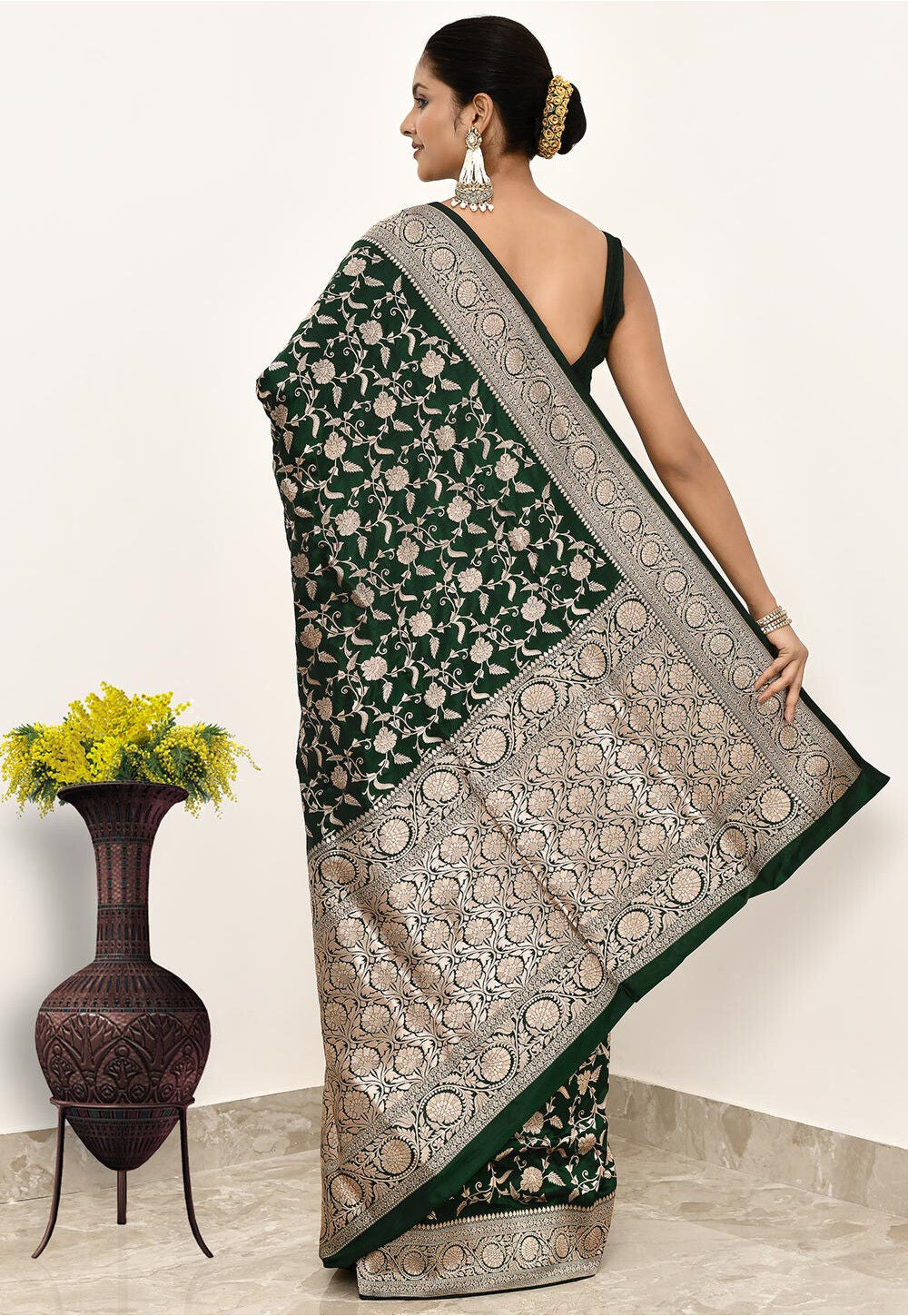 Katan Silk Handwoven Banaras Saree