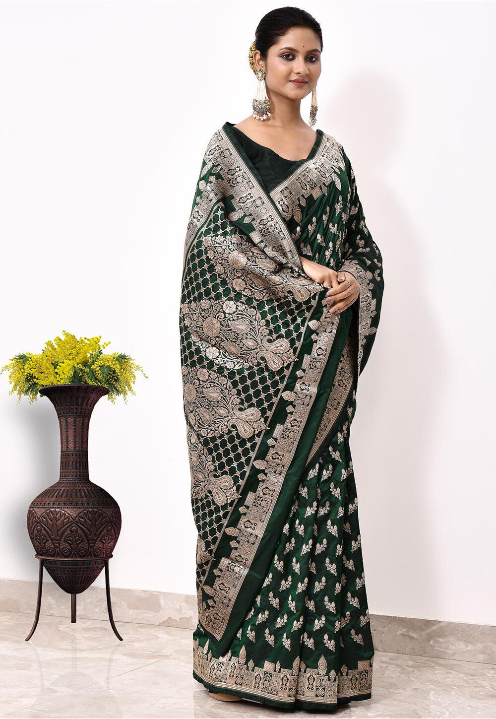 Katan Silk Handwoven Banaras Saree