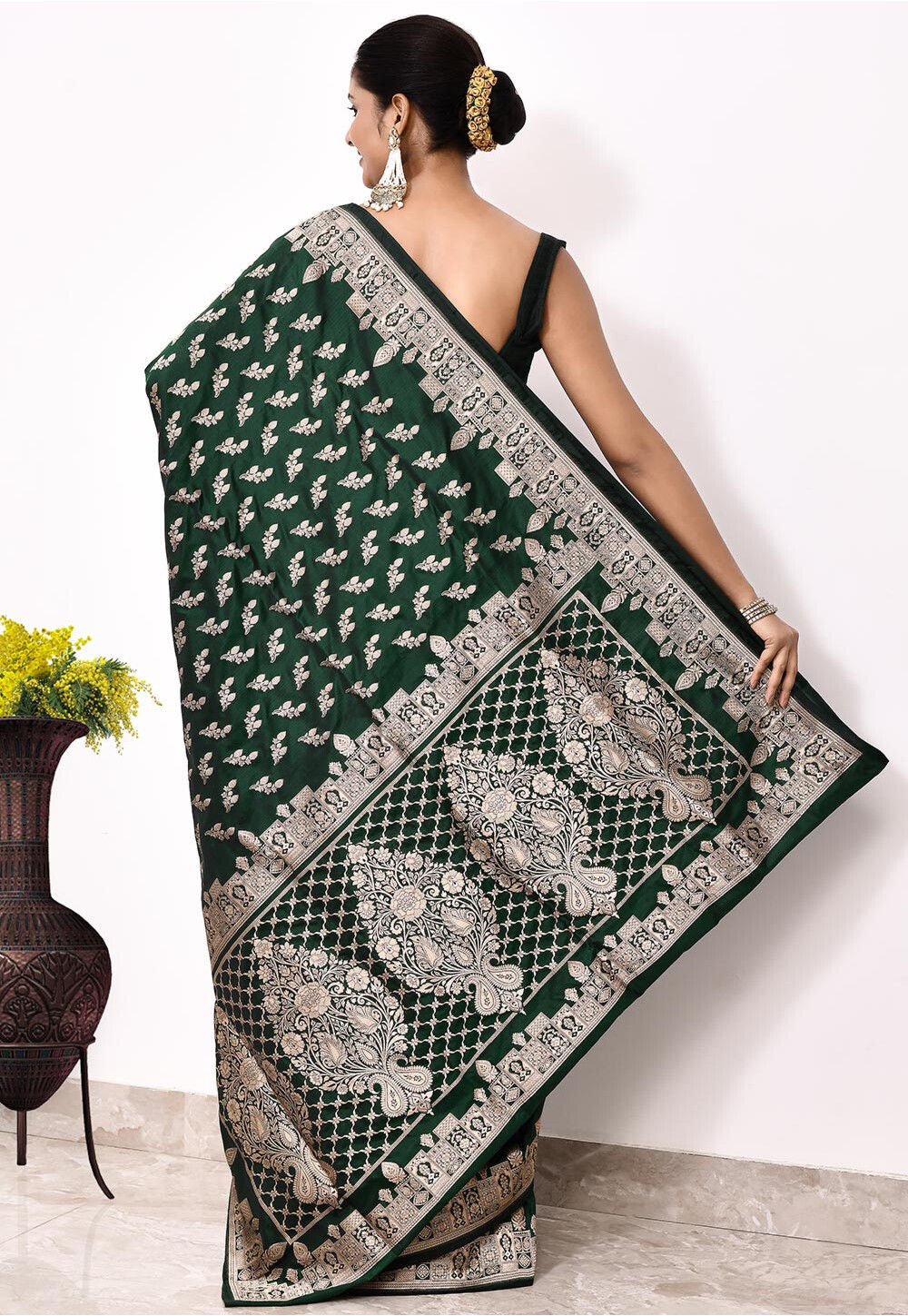 Katan Silk Handwoven Banaras Saree
