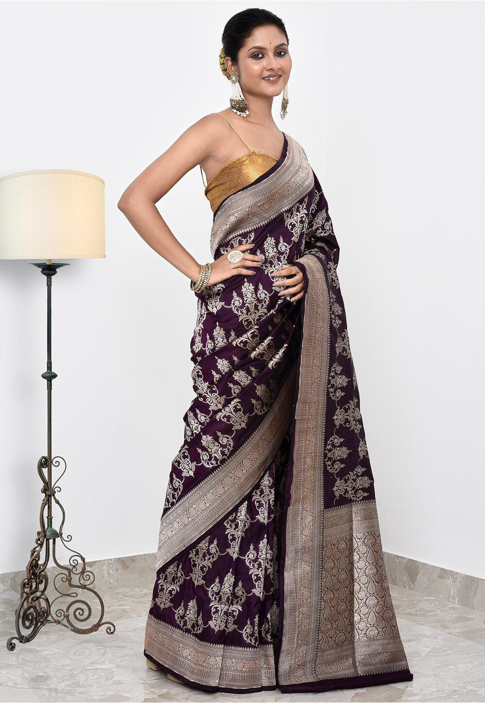 Katan Silk Handwoven Banaras Saree
