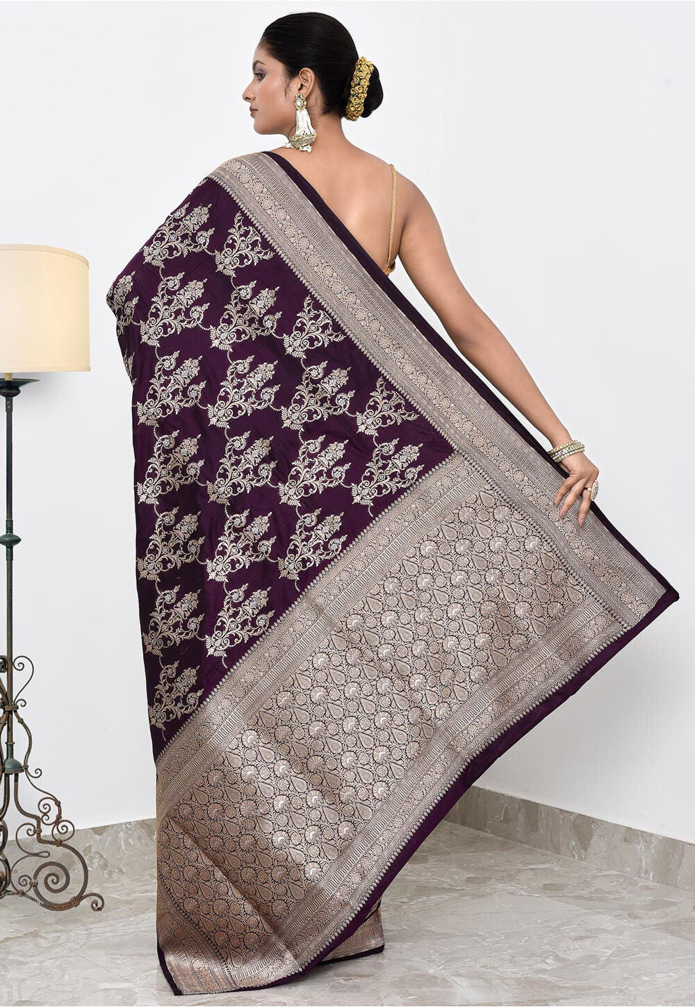 Katan Silk Handwoven Banaras Saree